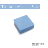 Clear Tile - Tile 1x1 200 stuks