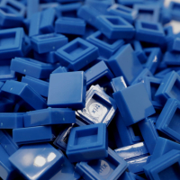 Clear Tile - Tile 1x1 200 stuks