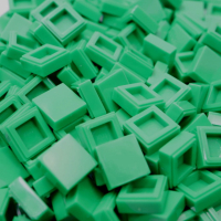 Clear Tile - Tile 1x1 200 stuks