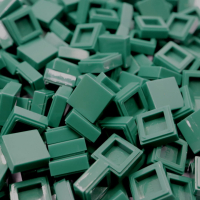 Clear Tile - Tile 1x1 200 stuks