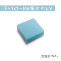 Clear Tile - Tile 1x1 200 stuks