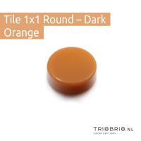 Clear Tile - Tile 1x1 Round - 200 stuks