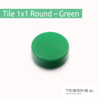 Clear Tile - Tile 1x1 Round - 200 stuks