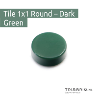 Clear Tile - Tile 1x1 Round - 200 stuks