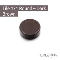 Clear Tile - Tile 1x1 Round - 200 stuks