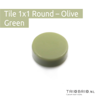 Clear Tile - Tile 1x1 Round - 200 stuks