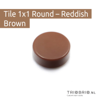 Clear Tile - Tile 1x1 Round - 200 stuks