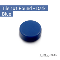 Clear Tile - Tile 1x1 Round - 200 stuks