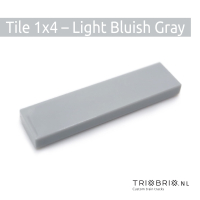 Clear Tile - Tile 1x4 100 stuks