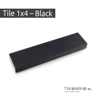 Clear Tile - Tile 1x4 100 stuks