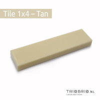Clear Tile - Tile 1x4 100 stuks