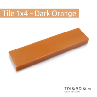 Clear Tile - Tile 1x4 100 stuks