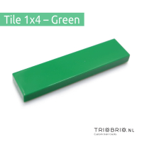 Clear Tile - Tile 1x4 100 stuks