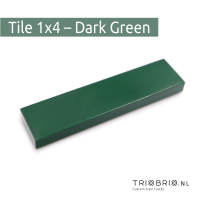 Clear Tile - Tile 1x4 100 stuks