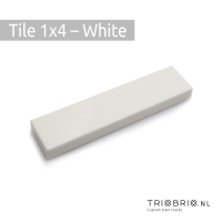 Clear Tile - Tile 1x4 100 stuks