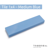 Clear Tile - Tile 1x4 100 stuks