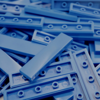 Clear Tile - Tile 1x4 100 stuks