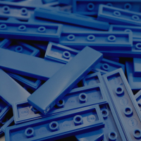 Clear Tile - Tile 1x4 100 stuks