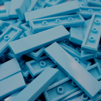 Clear Tile - Tile 1x4 100 stuks