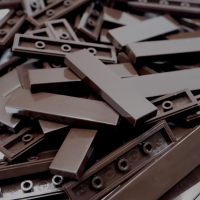 Clear Tile - Tile 1x4 100 stuks