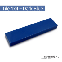 Clear Tile - Tile 1x4 100 stuks