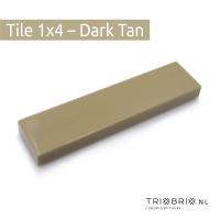 Clear Tile - Tile 1x4 100 stuks