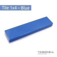 Clear Tile - Tile 1x4 100 stuks