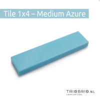 Clear Tile - Tile 1x4 100 stuks