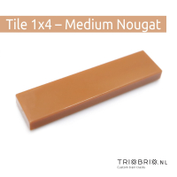 Clear Tile - Tile 1x4 100 stuks