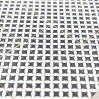 Tile Portugees 2x2 Type 12 small Black on White