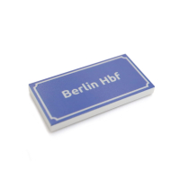German Train Station Signs - Tile 2x4