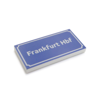 German Train Station Signs - Tile 2x4