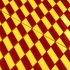Tile Sign Schrikhek 1x4 Red on Yellow Left Dense