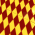 Tile Sign Schrikhek 1x4 Red on Yellow Left Rare