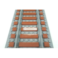 Tile 1x1 Reddish Brown Pack 200 stuks