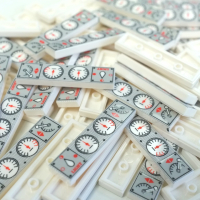 Tile 1x4 White Train Dashboard 2
