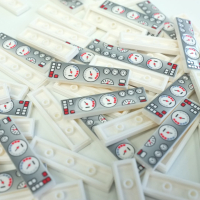 Tile 1x4 White Train Dashboard 3