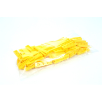 Tile 1x4 Yellow Pack 100 stuks