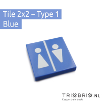 Toilet Signs - Tile 2x2