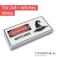 Warning Sign - Tile 2x4