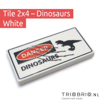 Warning Sign - Tile 2x4