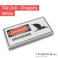 Warning Sign - Tile 2x4