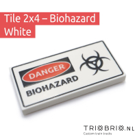 Warning Sign - Tile 2x4