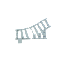 Ballast plaat voor smalspoor Wissel R36 Links