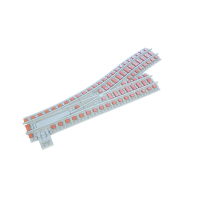 Ballast plaat voor smalspoor Wissel R84 Links