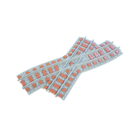 Ballast plaat voor smalspoor kruising C33 Rechts