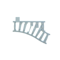 Ballast plaat voor smalspoor Wissel R36 Rechts