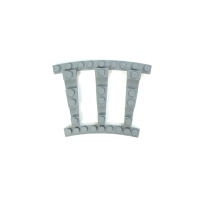 Ballast Plaat voor Smalspoor R24, 4 stuks, Kwart cirkel