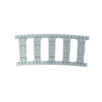 Ballast Plaat voor Smalspoor R96, 8 stuks, Kwart cirkel