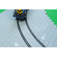 Pavement voor Rechte Rails